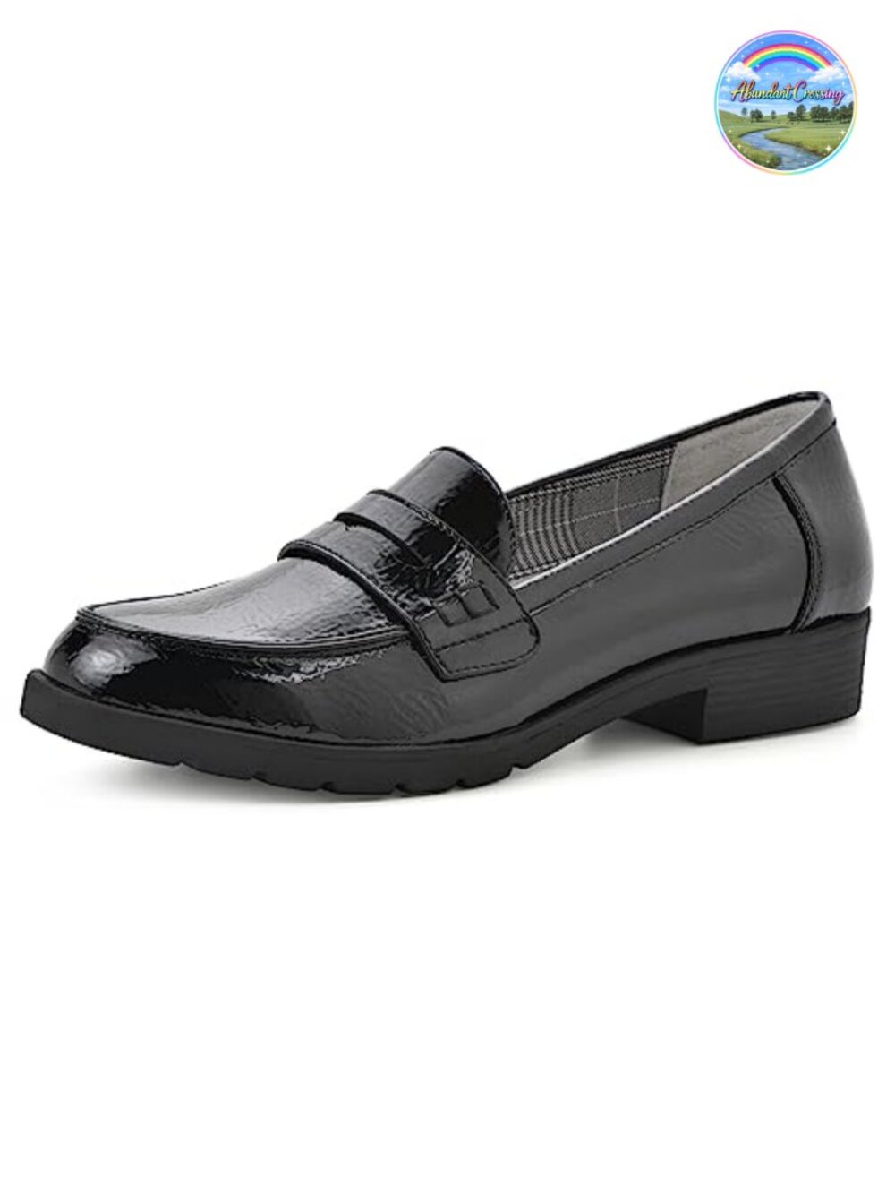 Galah Cushioned Penny Loafer Flat with Flexible Lug Outsole